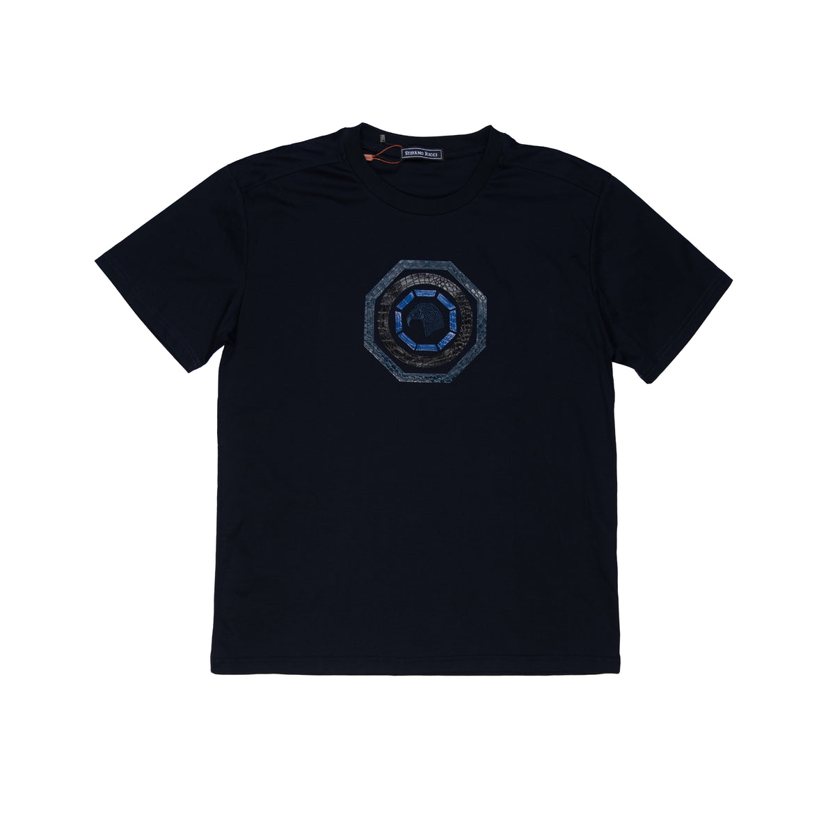 STEFANO RICCI T-SHIRT - M / BLUE