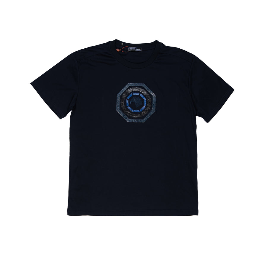 STEFANO RICCI T-SHIRT - M / BLUE