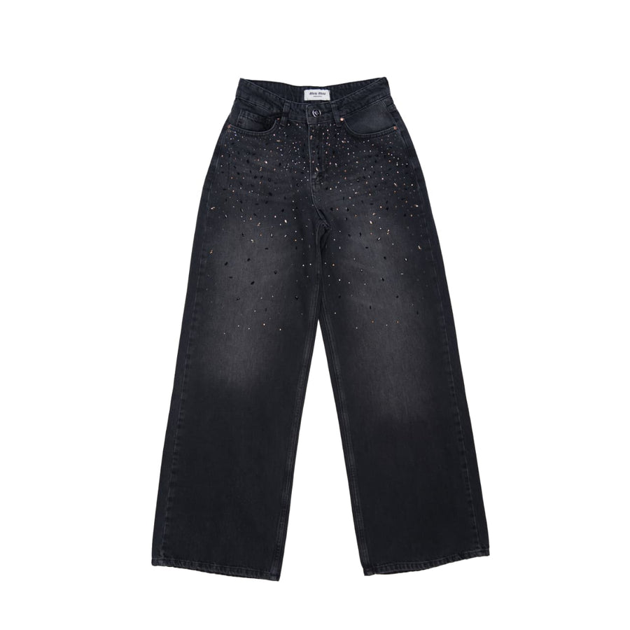 MIU MIU BANT - 26 / DARK GREY