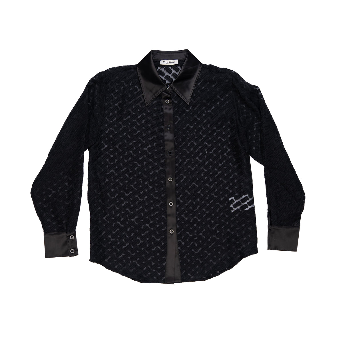 MIU MIU SHIRT - M / BLACK