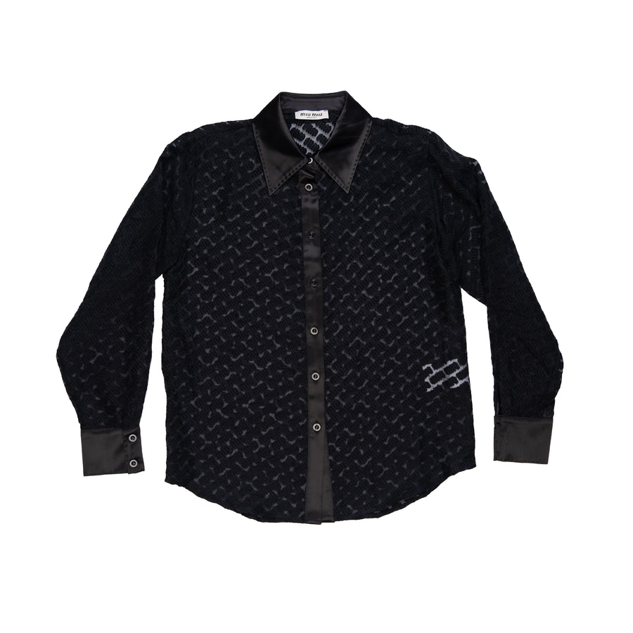 MIU MIU SHIRT - M / BLACK