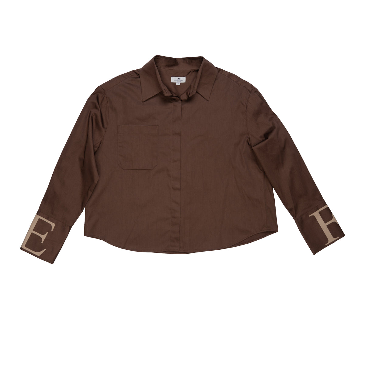 ELISABETTA FRANCHI SHIRT - S / BROWN
