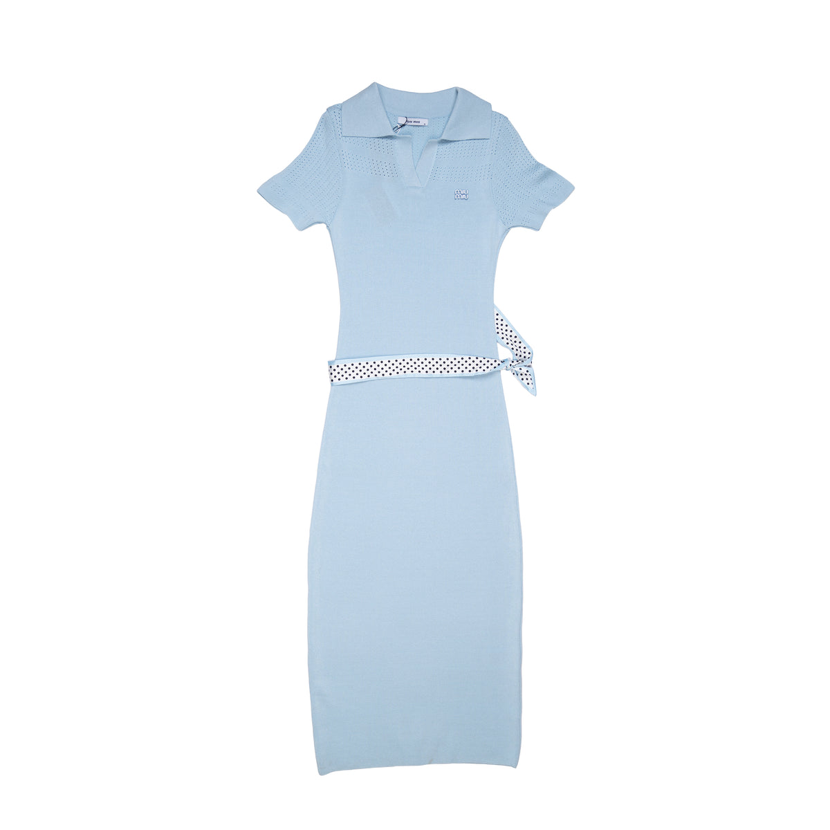 MIU MIU DRESS - M / BABY BLUE