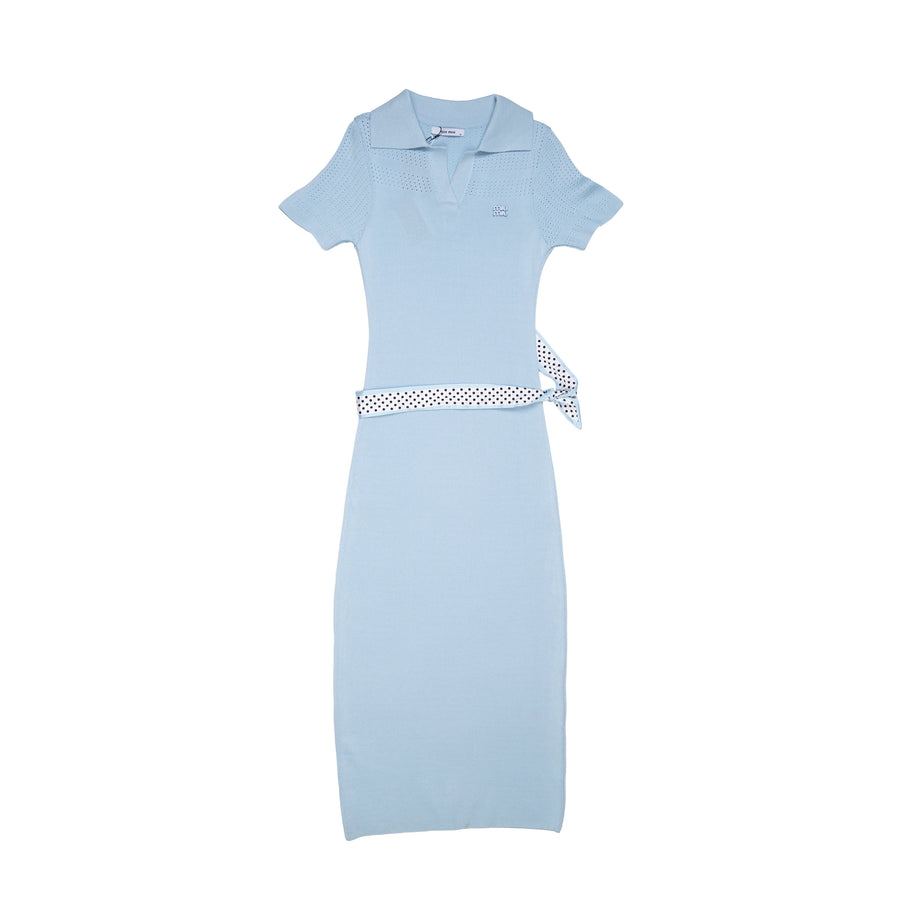 MIU MIU DRESS - M / BABY BLUE
