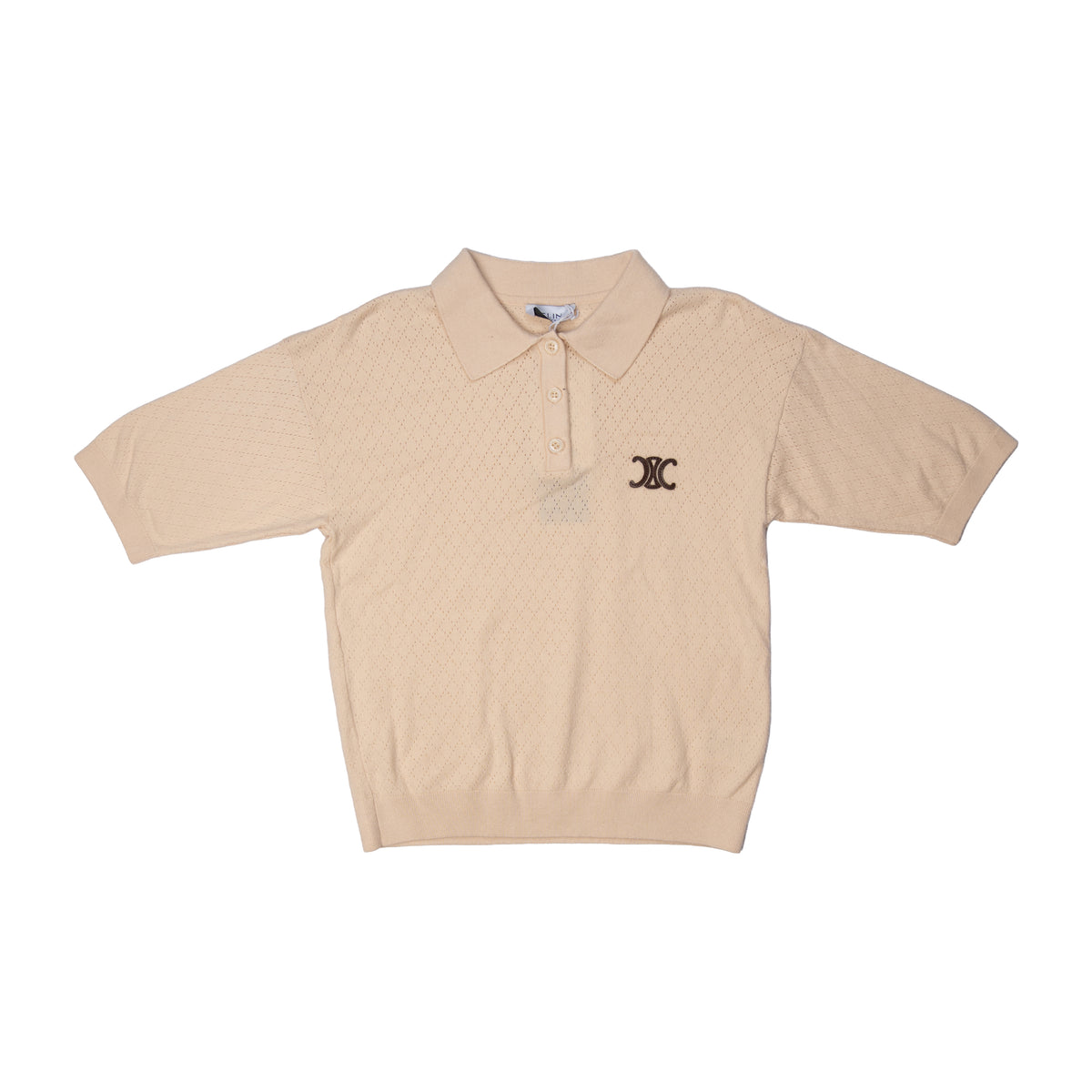 CELINE SUIT - L / BEIGE