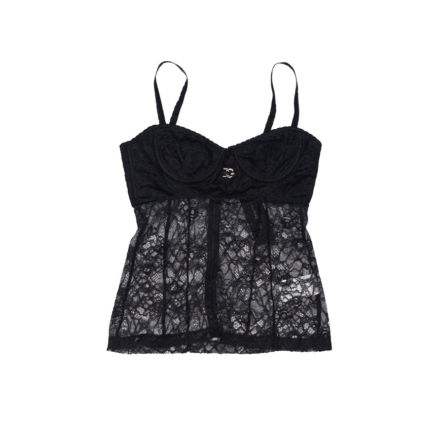 D&G TOP - S / BLACK
