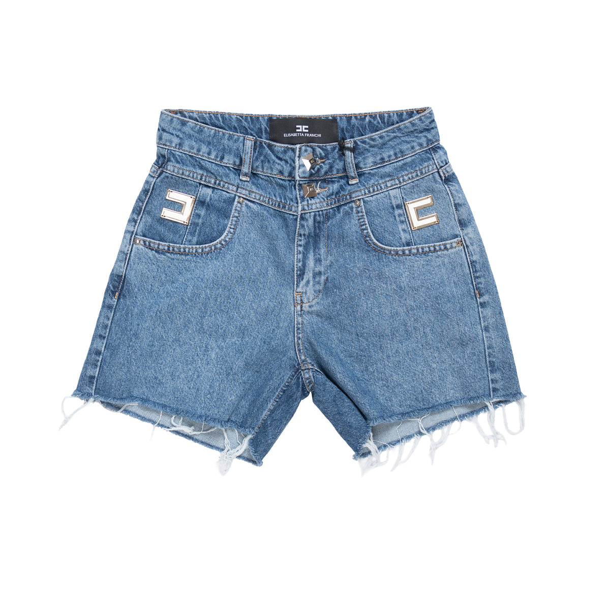 ELISABETTA FRANCHI SHORT jeans - S / BLUE