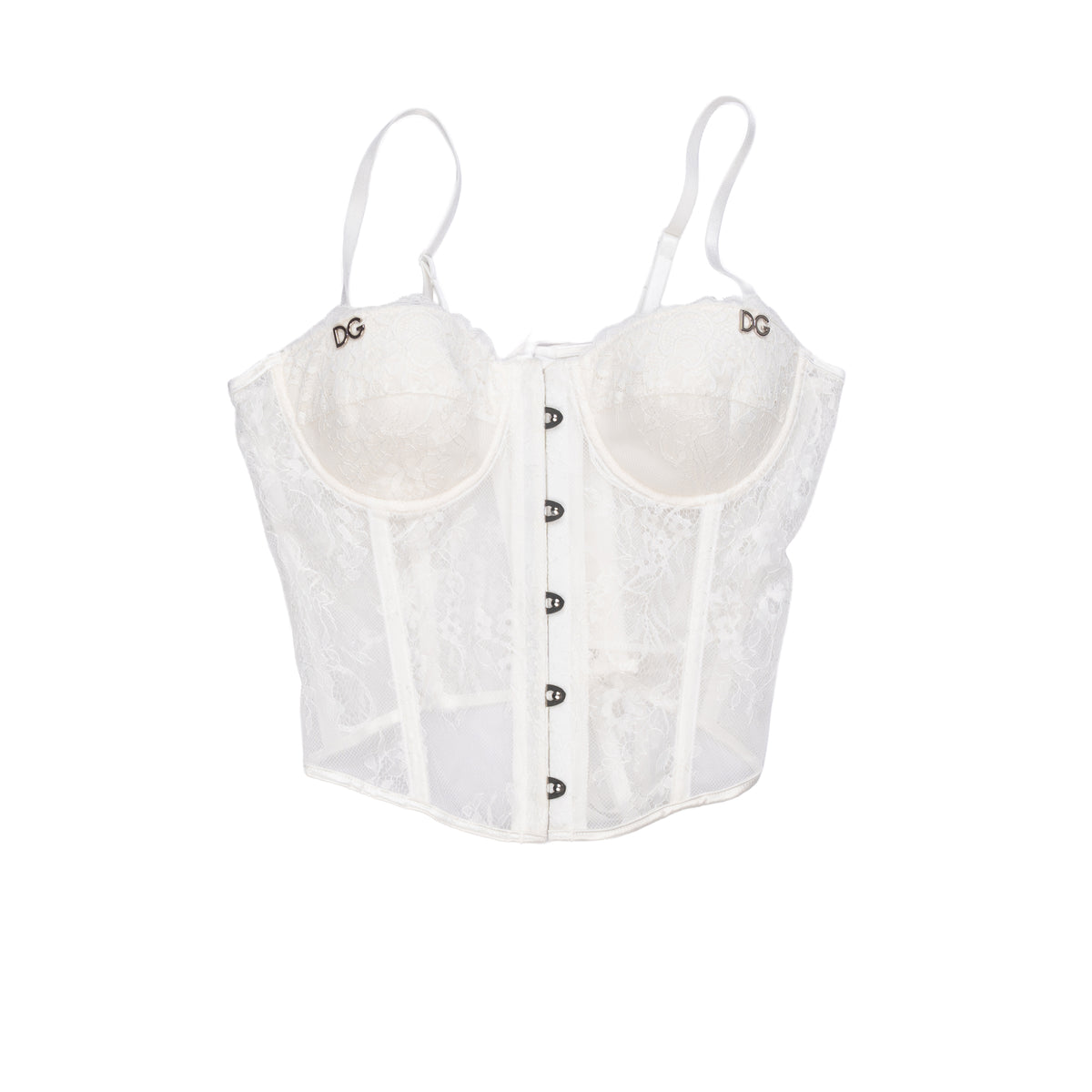 D&G CROP TOP - S / WHITE
