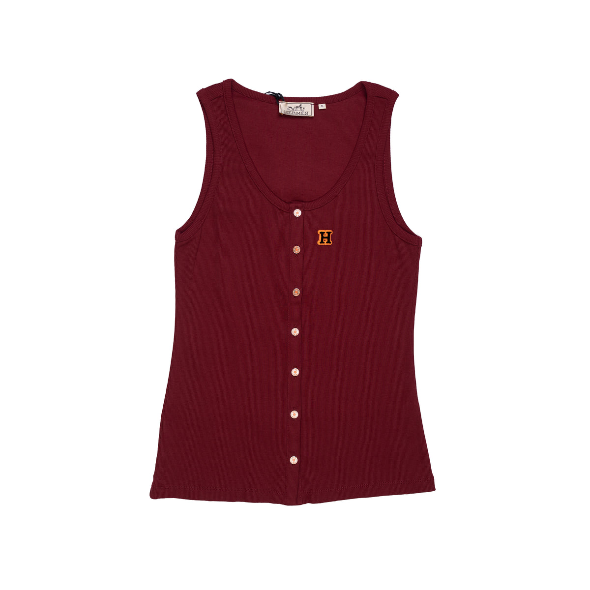 HERMES TANK TOP - S / BERGNDY