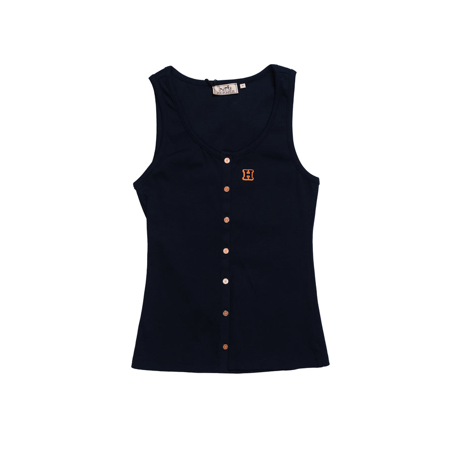 HERMES TANK TOP - BLUE