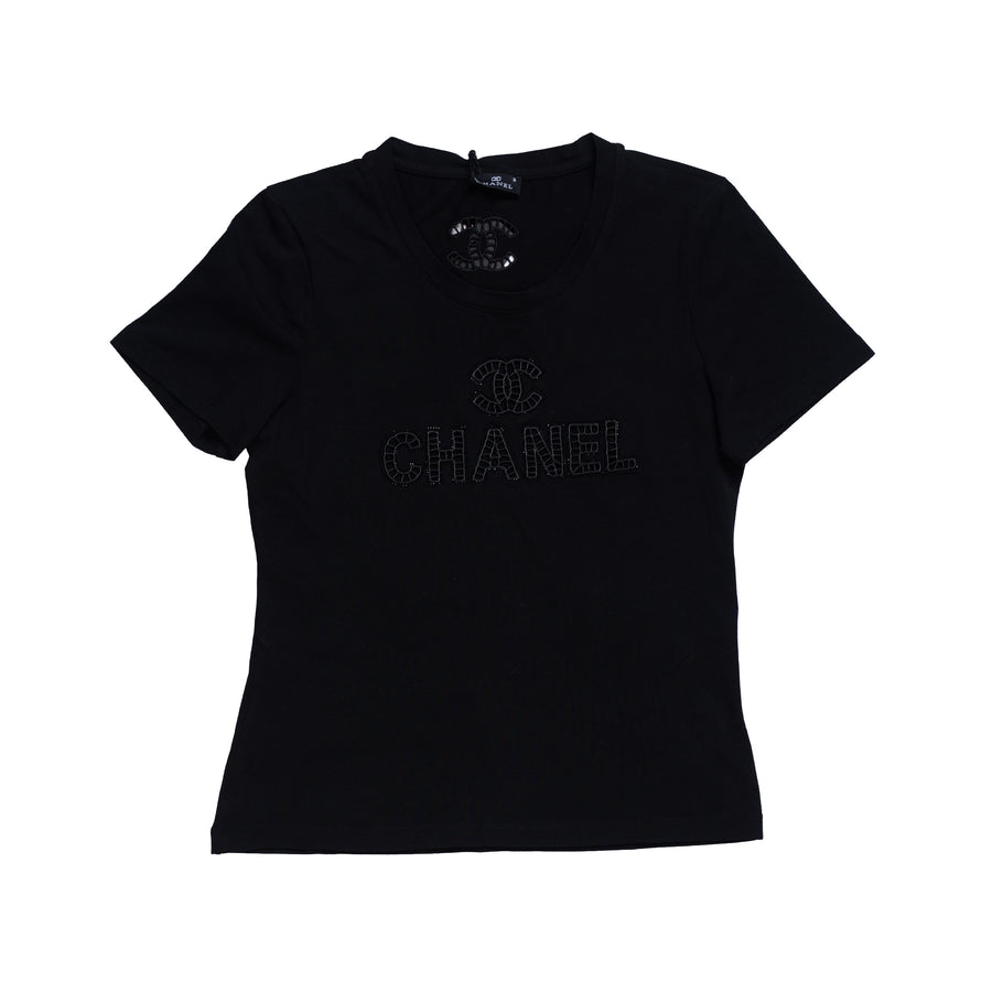 CHANEL T-SHIRT - S / BLACK