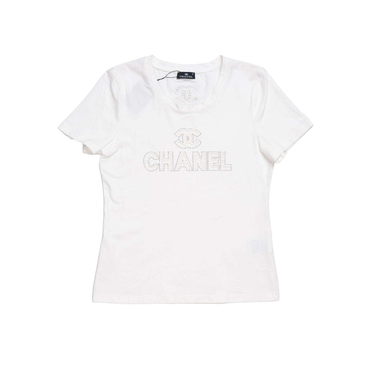 CHANEL T-SHIRT - L / WHITE