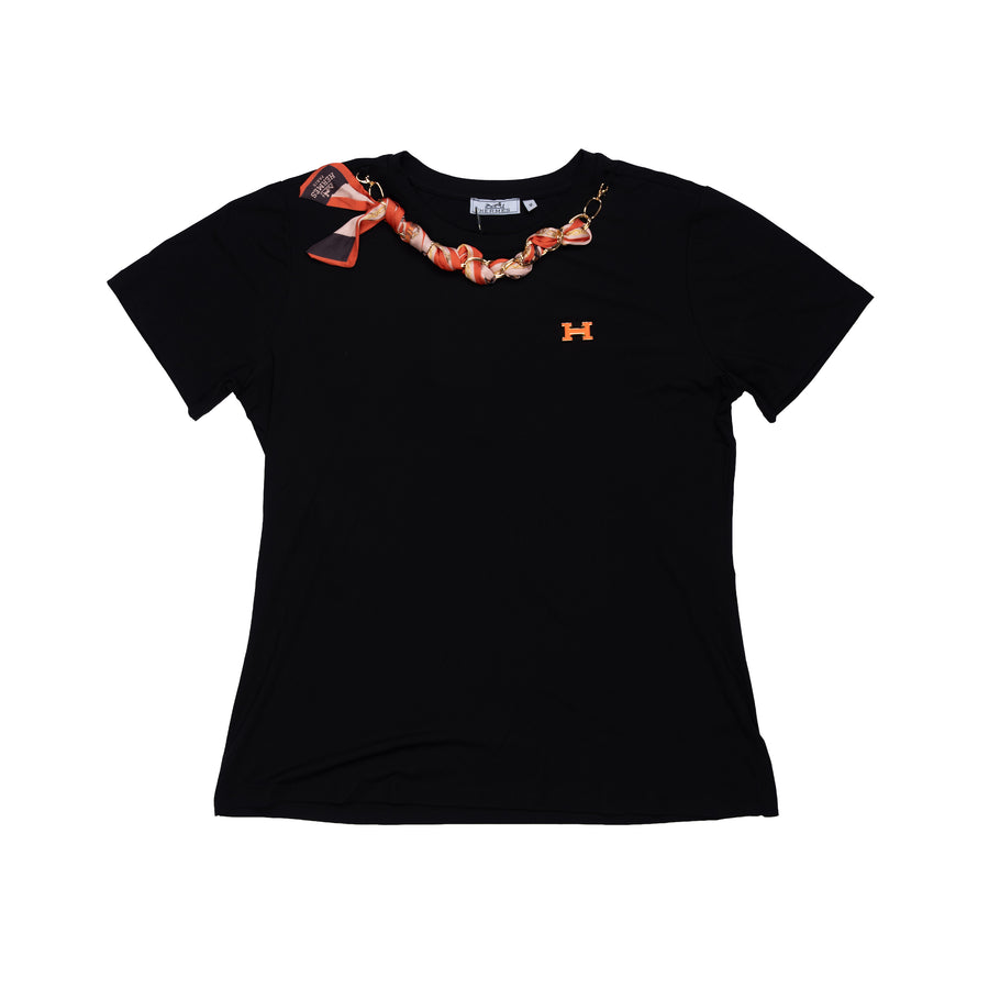 HERMES T-SHIRT - M / BLACK