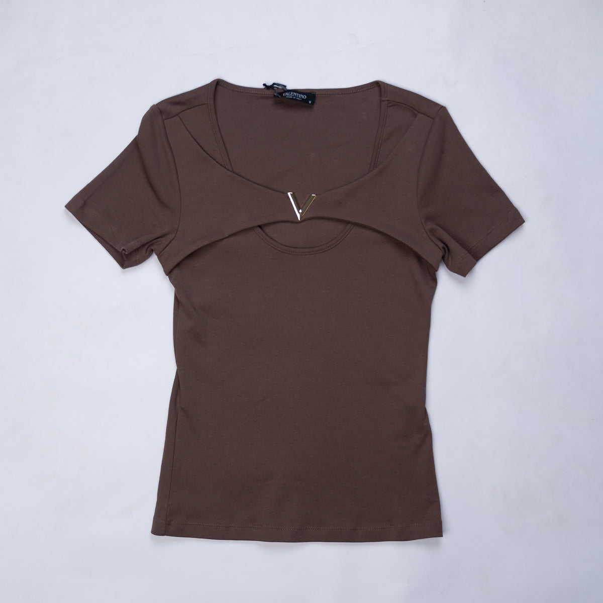 VALENTINO T-SHIRT - S / BROWN