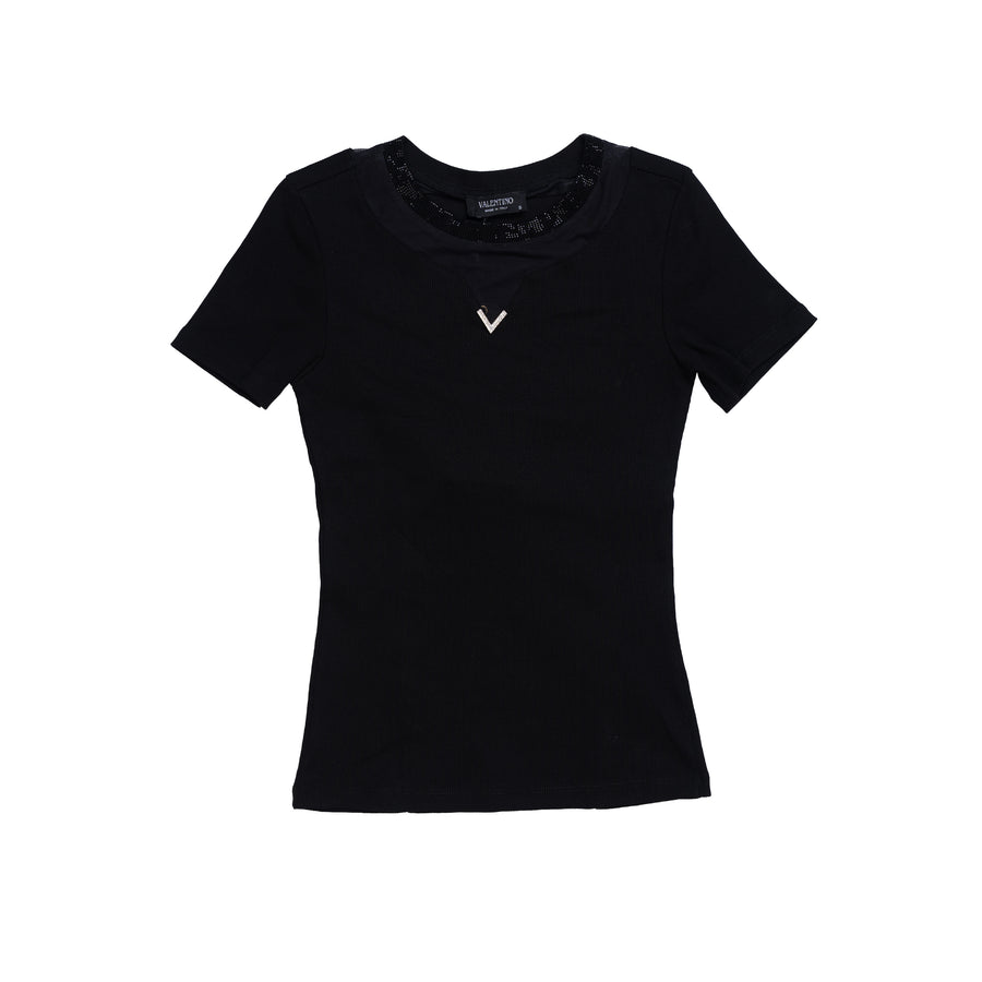 VALENTINO T-SHIRT - S / BLACK
