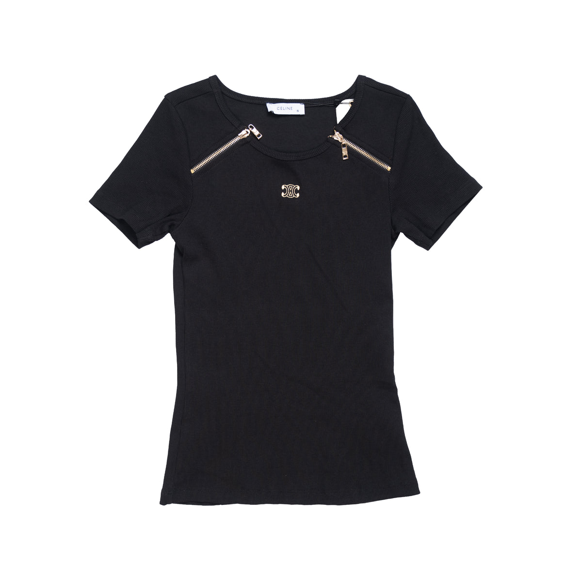 CELINE T-SHIRT - S / BLACK
