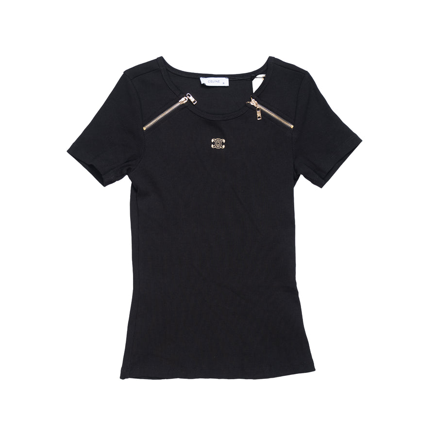 CELINE T-SHIRT - S / BLACK