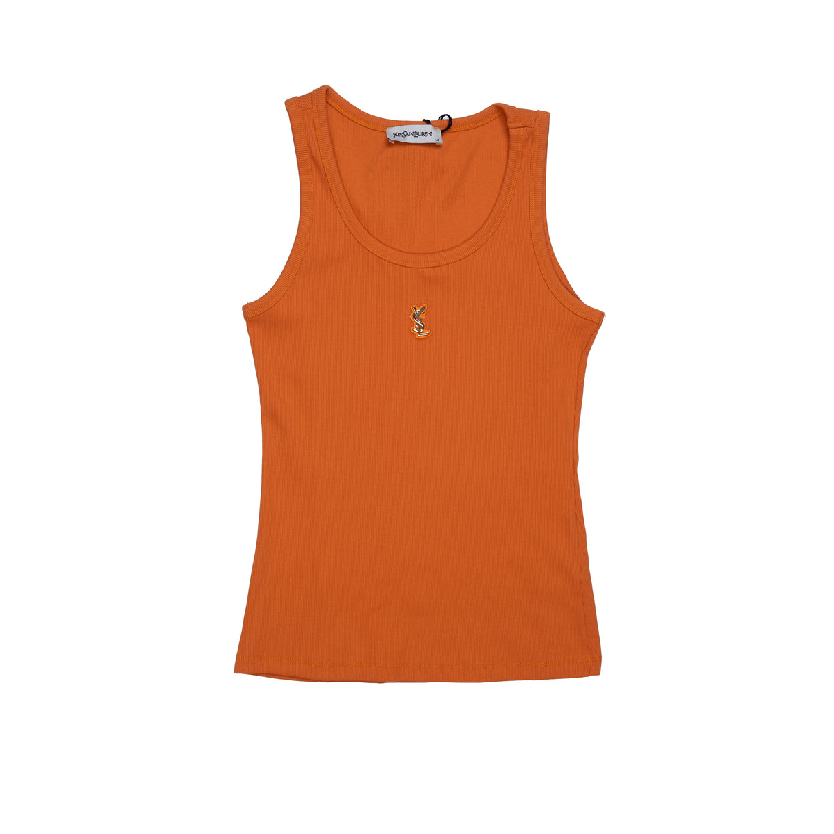 YVES SAINT LAURENT T-SHIRT - S / ORANGE