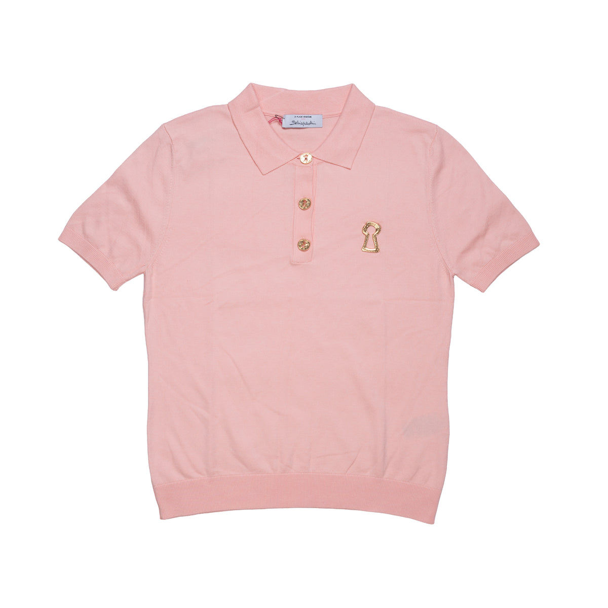 SCHIAPARELLI T-SHIRT POLO - XL / FLAMINGO