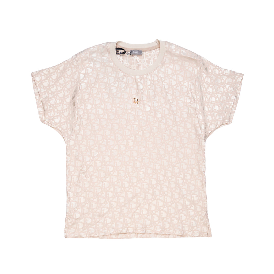 DIOR T-SHIRT - S / BEIGE