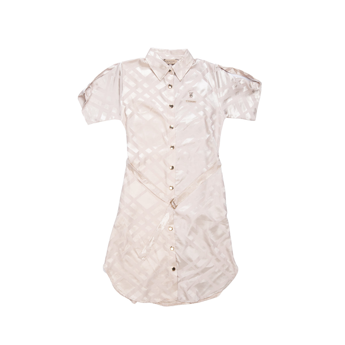 BURBERRY DRESS - S / OFF WHITE