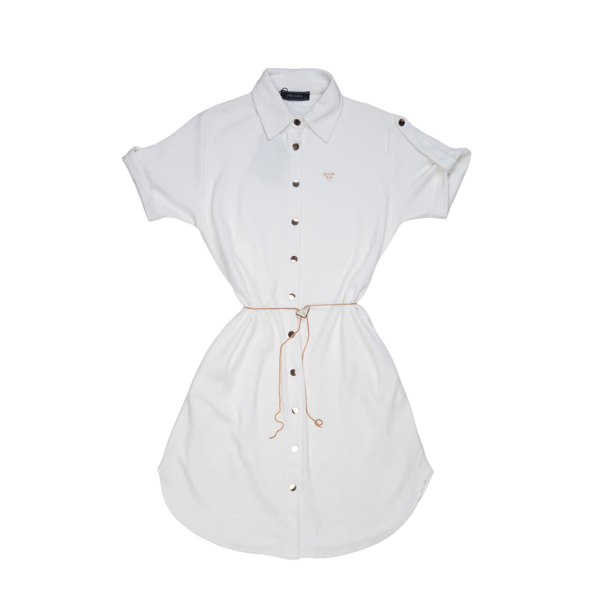 prada DRESS - M / WHITE