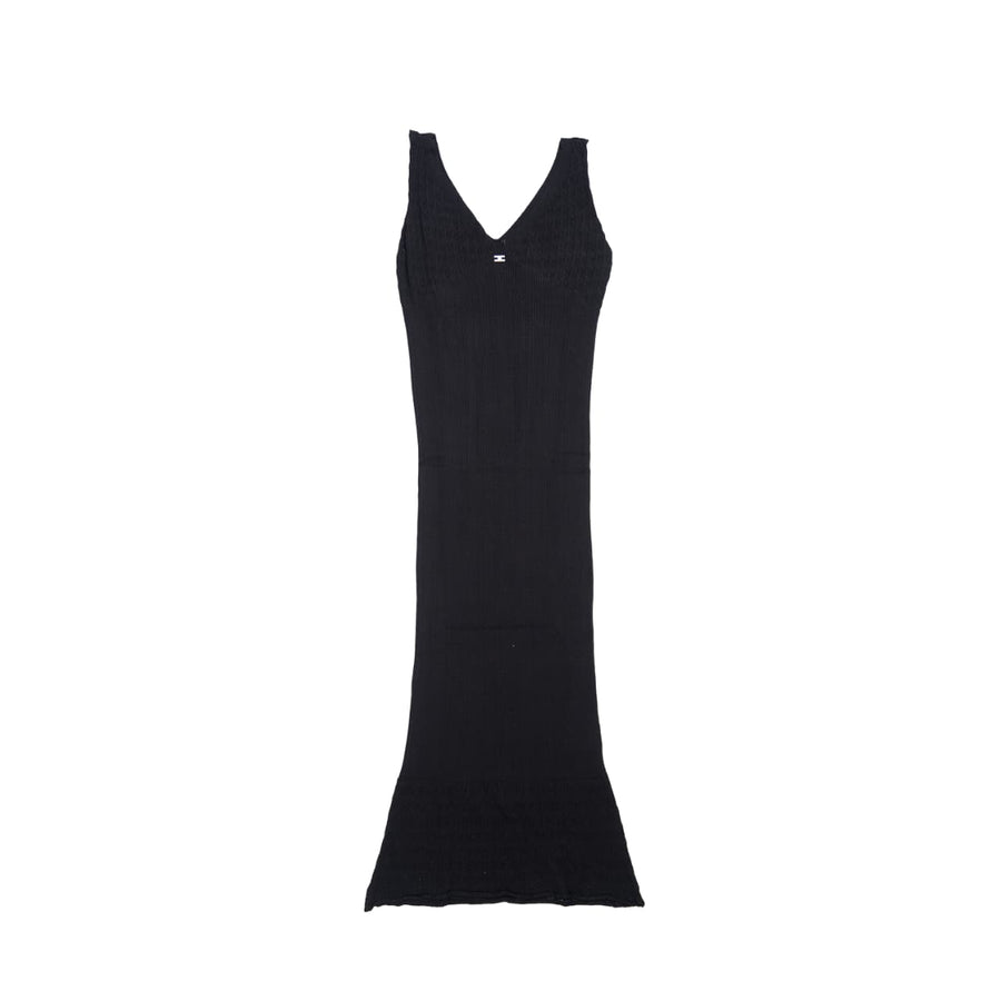 ELISABETTA FRANCHI DRESS - XL / BLACK