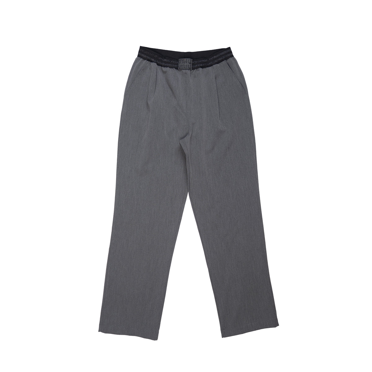 MIU MIU BANT - XL / GRAY
